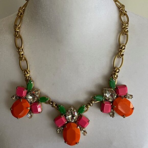 J. CREW Happy Bee Statement Vintage Necklace - Picture 5 of 15